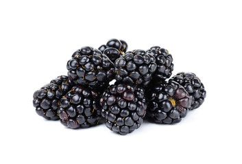 blackberry isolated on white bakcground © khumthong