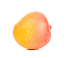 Ripe mango isolated on white