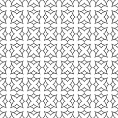 Obraz premium Delicate seamless flower pattern in oriental style