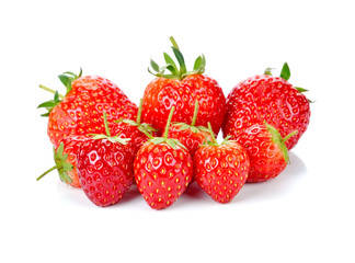 strawberry isolated on white background