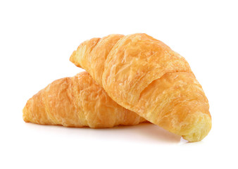 Croissant isolated on white background