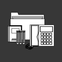 office design. corporate icon. Isolated illustration 