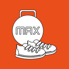 Healthy lifestyle design. Bodycare icon. Colorful illustration , vector