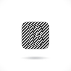 Creative B-letter icon abstract logo design vector template.B