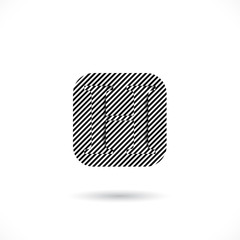 Creative H-letter icon abstract logo design vector template.H