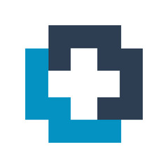 Obraz premium Medical logo icon vector