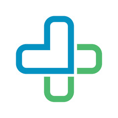 Medical logo icon vector