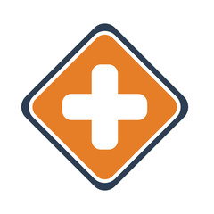 Obraz premium Medical logo icon vector