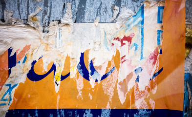 Fototapeta premium Old posters grunge textures and backgrounds