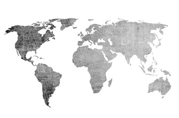 Fototapeta na wymiar world map vintage artwork