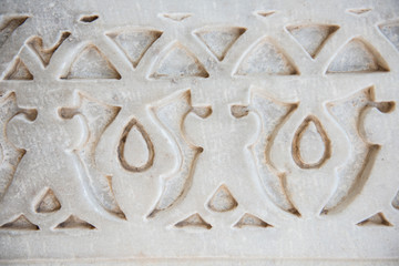 Fototapeta na wymiar Decoration in Mubarak Mahal