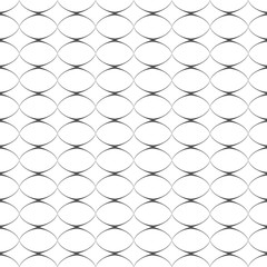 Geometric delicate simple seamless pattern with ovals