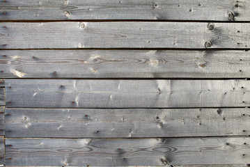 Wall of old wooden planks background