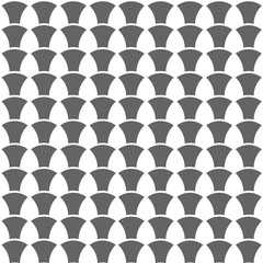Monochrome seamless pattern simple geometric shapes
