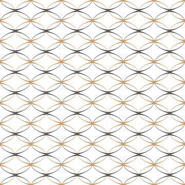 Lace simple seamless pattern with ovals