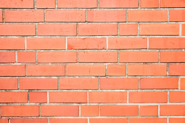 Texture red brick wall
