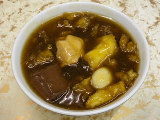 Fish maw soup traditional chinese food