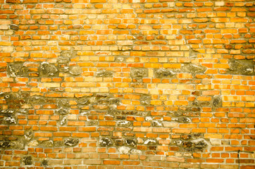 Brick background from an old brick.