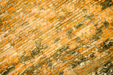Brick background from an old brick.