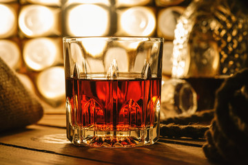Glass of whiskey