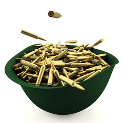 Helmets of the Second World is filled with bullets