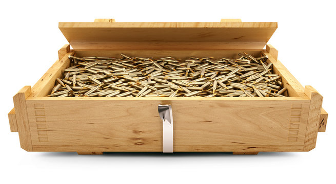 AK47 ammo in a box