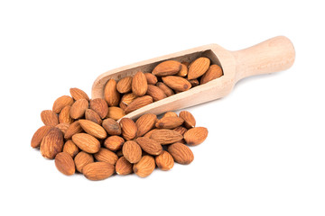 Almonds in a scoop