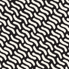 Vector Seamless Hand Drawn Jumble Diagonal Lines Pattern