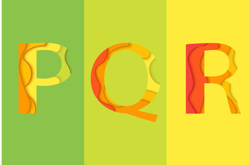 Letter PQR template