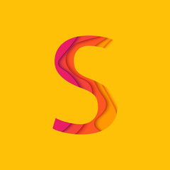 Letter S template