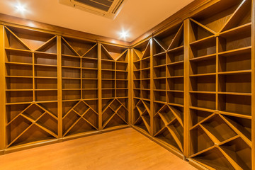 Interior of the new wine cellar