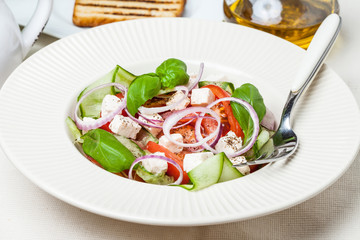 Fresh mediterranean salad.