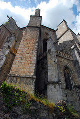 Fototapeta na wymiar Sainte Marie Cathedral in Saint Bertrand de Comminges