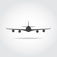 Front plane icon