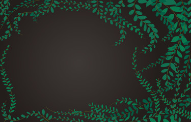 Coat buttons Mexican daisy plant on Wall of bricks and space background art vector