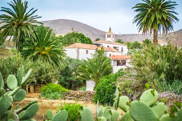 Zelfklevend Fotobehang City of Betancuria at Fuerteventura, Canary Islands © Neissl