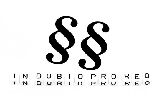 In dubio pro reo