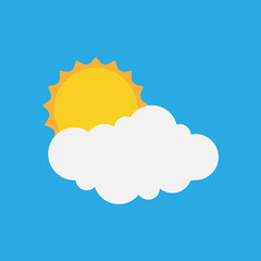 Sun and cloud