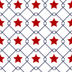 Hapy Independence Day seamless pattern vector.