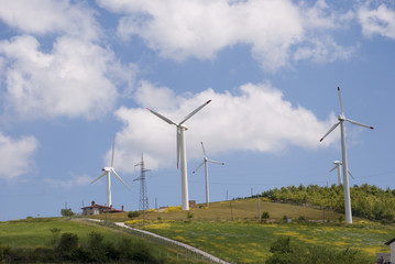 Wind turbine, energy power