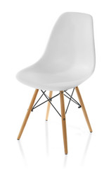 White chair, isolated on white