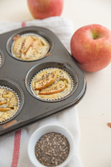 Apfel Vollwert Muffins 