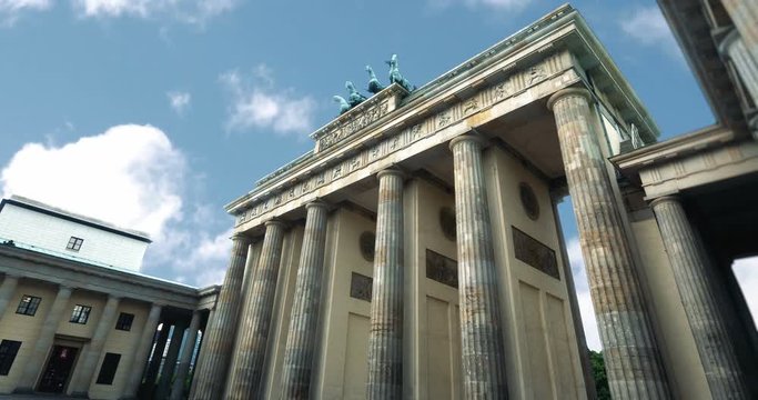 4K, Time Lapse, Brandenburg Gate, Berlin