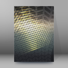 brochure cover template vertical format glowing background39