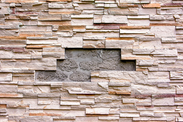 Damaged brick wall background texture