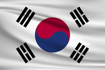 National flag of South Korea