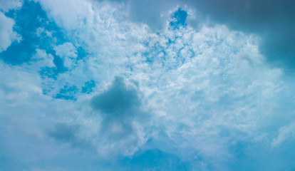 Blur clouds on the sky