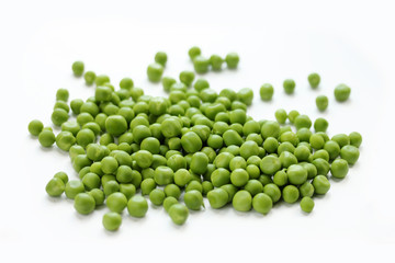 Fresh green peas