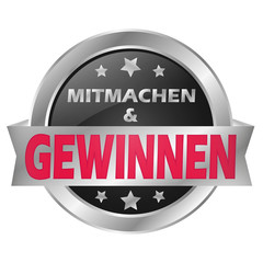 Mitmachen und Gewinnen Button