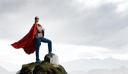 She is super woman